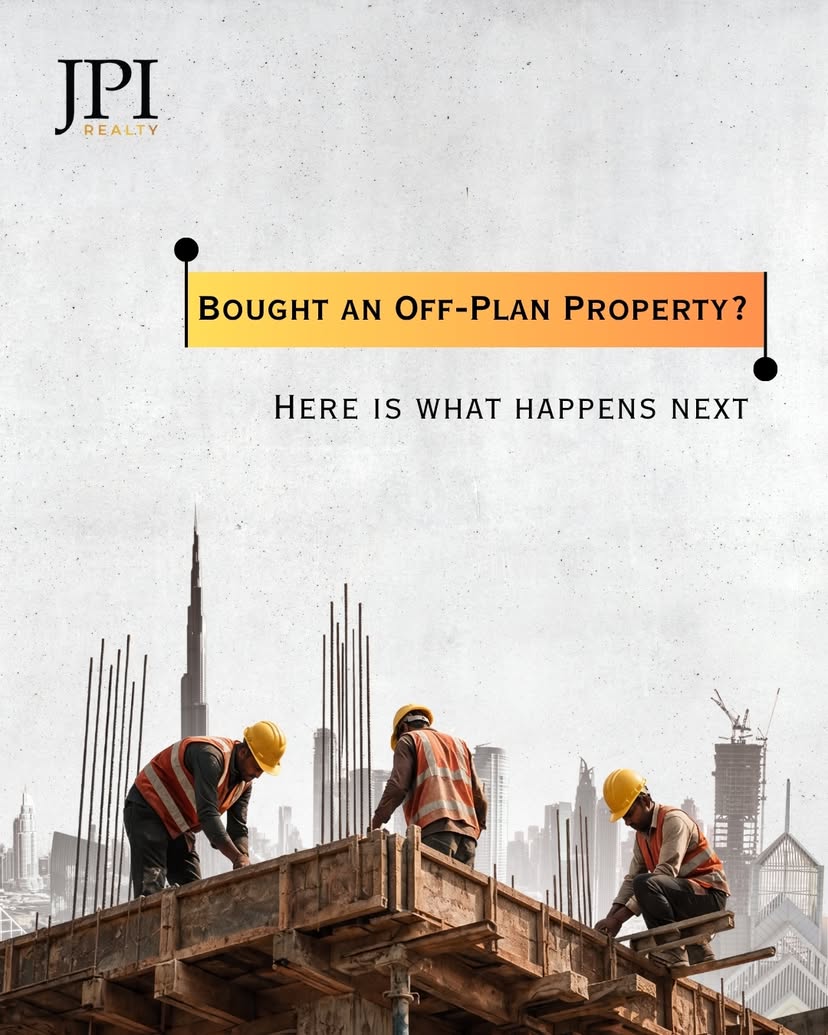 Bought off-plan in Dubai?