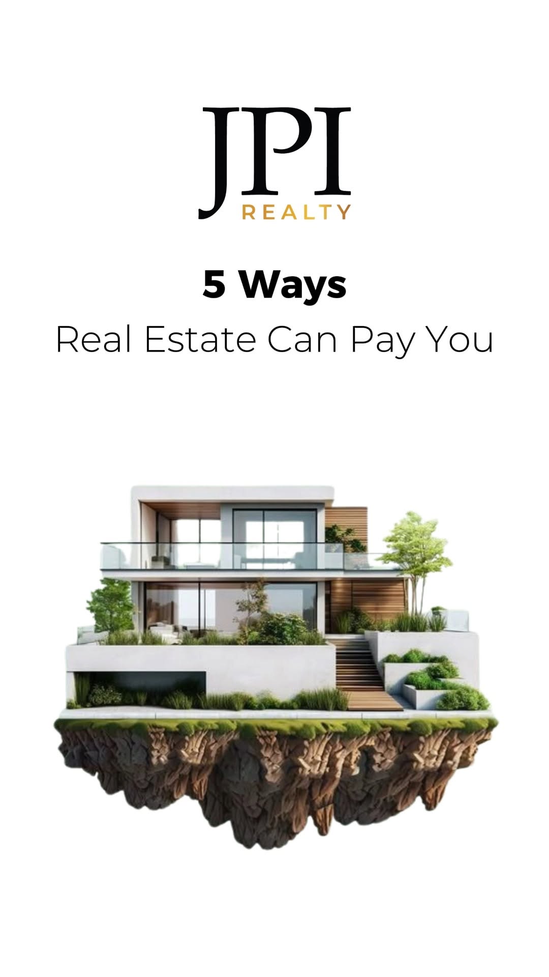 Real estate is more than owning property; it is about building lasting wealth. 🏡📈 Discover 5 ways property can work for your financial future with JPI Realty.