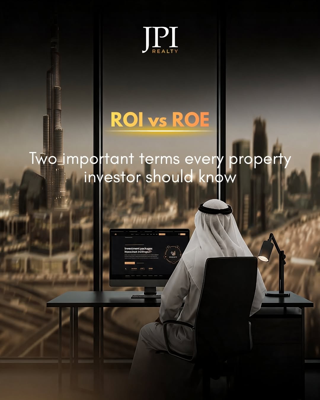 ROI shows how your property performs. ROE shows how well your money works. 🏡📈 Smart investors understand both before making a move.
